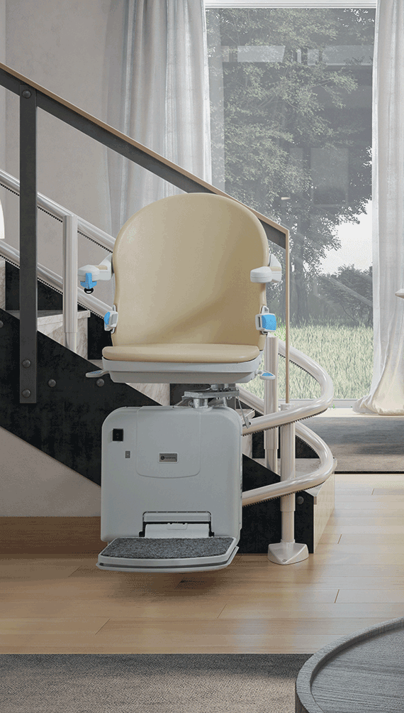 Montascale per scale interne ed esterne